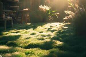 日影でも楽しめる芝生　セントオーガスチン